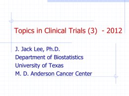 Lee 3 - Department of Biostatistics