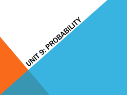 Probability - PAP GEOMETRY