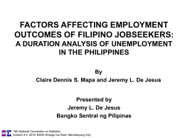 1-Factors Affecting Employment - De Jesus