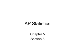 AP Statistics - Greater Atlanta Christian Schools