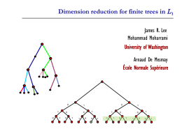 Dimension reduction for trees