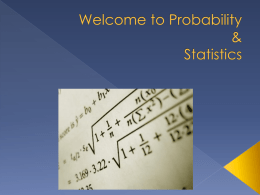 Probability - Appoquinimink High School
