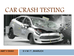 CAR CRASH TESTING