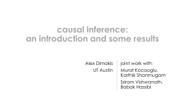 Entropic Causal Inference