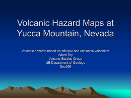 Volcanic Hazard Maps at Yucca Mountain, Nevada