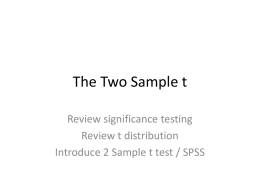 2-sample tests