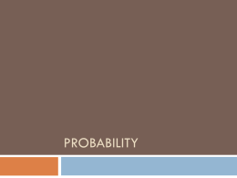 Probability - Portal UniMAP