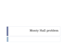 Monty Hall problemx