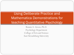 ACToP Mathematica Presentation