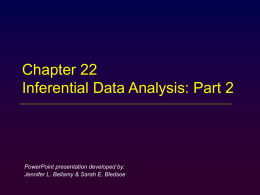 Inferential Data Analysis: Part 2