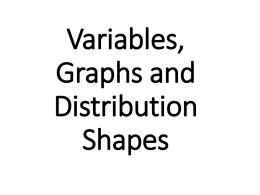 Variables_ Graphs_ and Distribution Shapes Notes