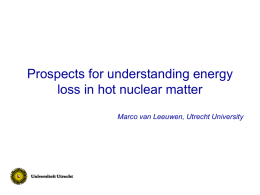 Prospects for understanding energy loss in hot nuclear matter