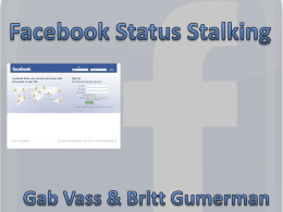 Facebook Stalking Statusesx