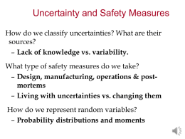 Introduction to structural uncertainties