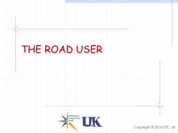 Module 3-1 The Road User