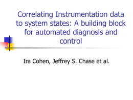 Correlating Instrumentation data to system states: A building block