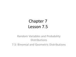 Chapter 6 Lesson 6.3 and 6.4