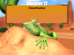 Chapter 18 Classification
