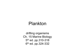 Plankton - MATES-Biology-I