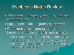 Symbiosis Notes_What is your ism station review