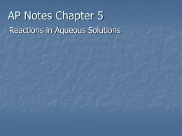 AP Notes Chapter 5