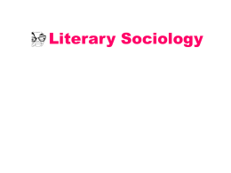 literary sociology