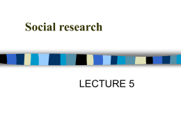 Social research