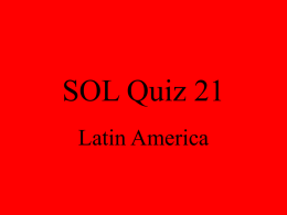 SOL Quiz 21