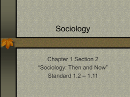 Sociology - Welcome to EZ Website