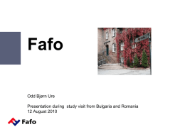 Fafo 2004 - hse