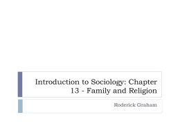 Introduction to Sociology: Chapter 13