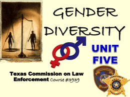 gender diversity - The Justice Academy