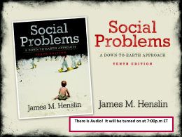 Conflict Theory & Social Problems
