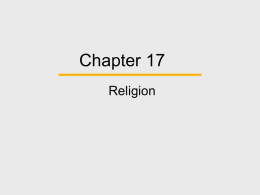 Religion (Chapter 17)