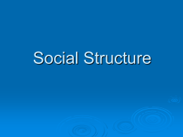 Social Structure - Anderson County Schools