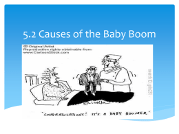 5.2 Causes of the baby boom