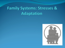 The Theory of Family Stress and Adaptation