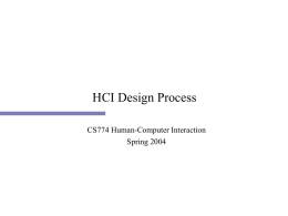 Design process presentation in PPT