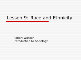 Race and Ethnicity - Cheerfulrobot.com
