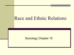 Race and Ethnic