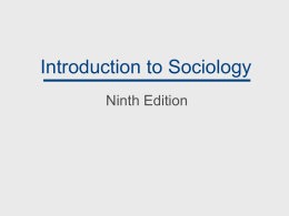 SJSUIntroSocTischlerChap1PPT