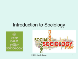 Intro Sociology