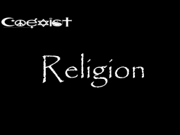 Religion - K. Tamayo