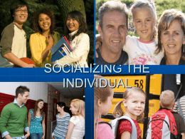 socializing the individual - Appoquinimink High School