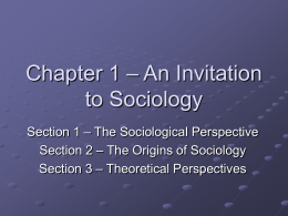 sociology - SchoolRack