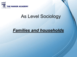 Lesson 1 - Manor Sociology