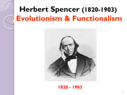 Herbert Spencer (1820-1903)