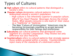 3.2 B Types of cultures