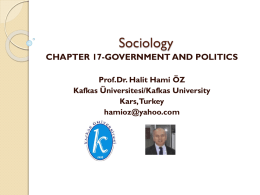 chapter 17-government and politics