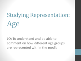 Age - Media and Film Studies